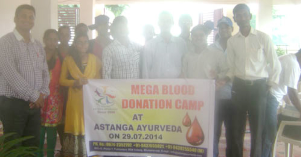 Mega blood donation camp